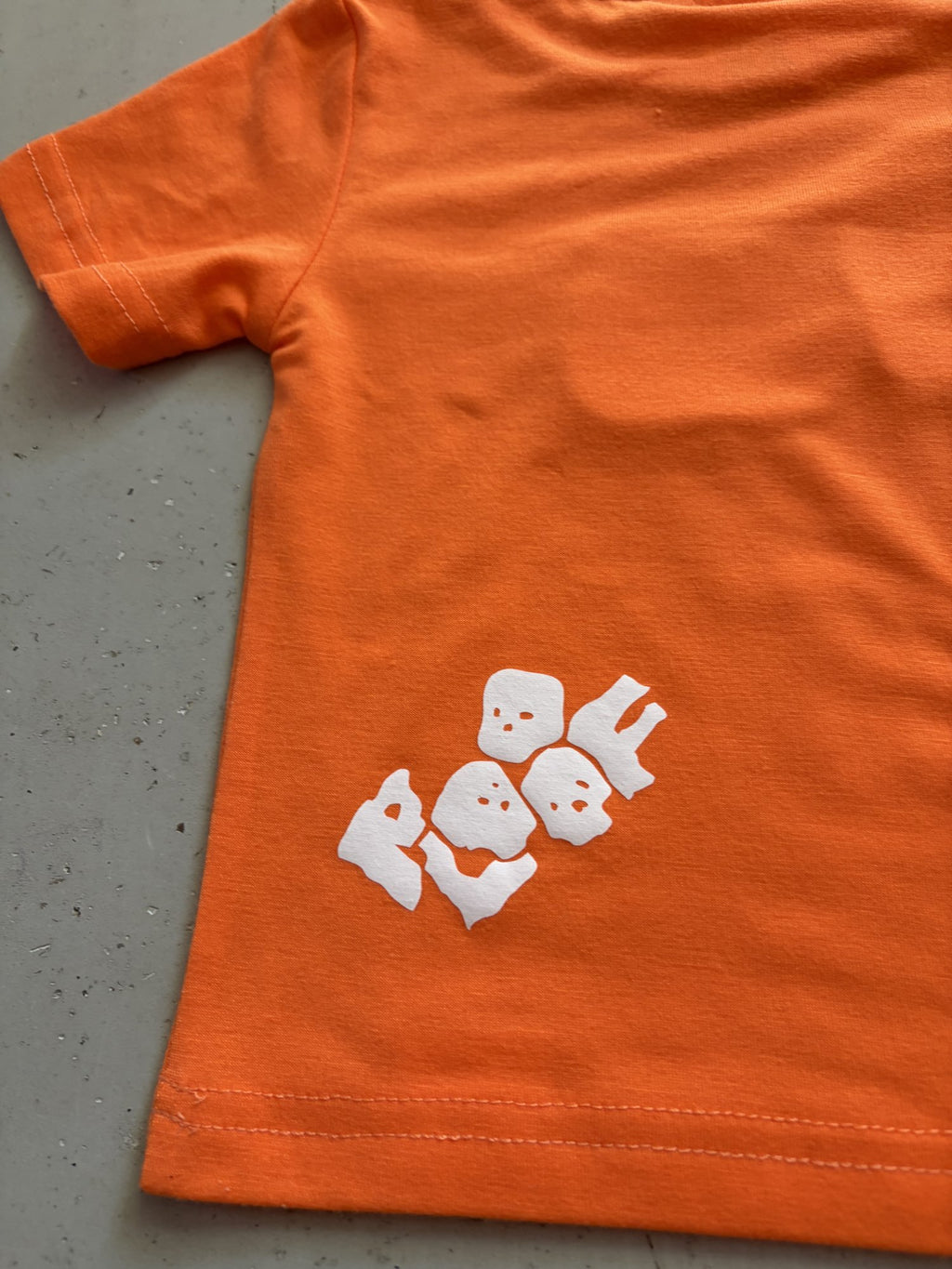 Plooofed Orange Halloween tee || 6m