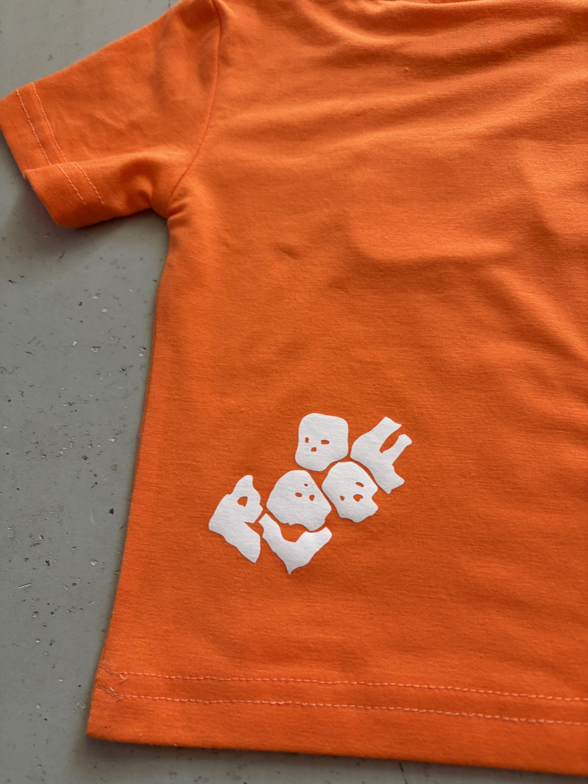 Plooofed Orange Halloween tee || 6m