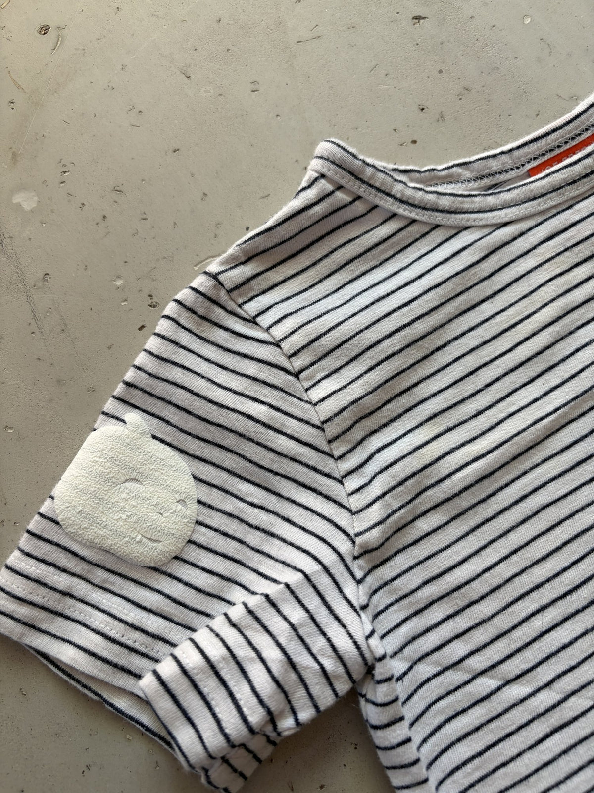 Plooofed Striped Halloween tee || 3Y