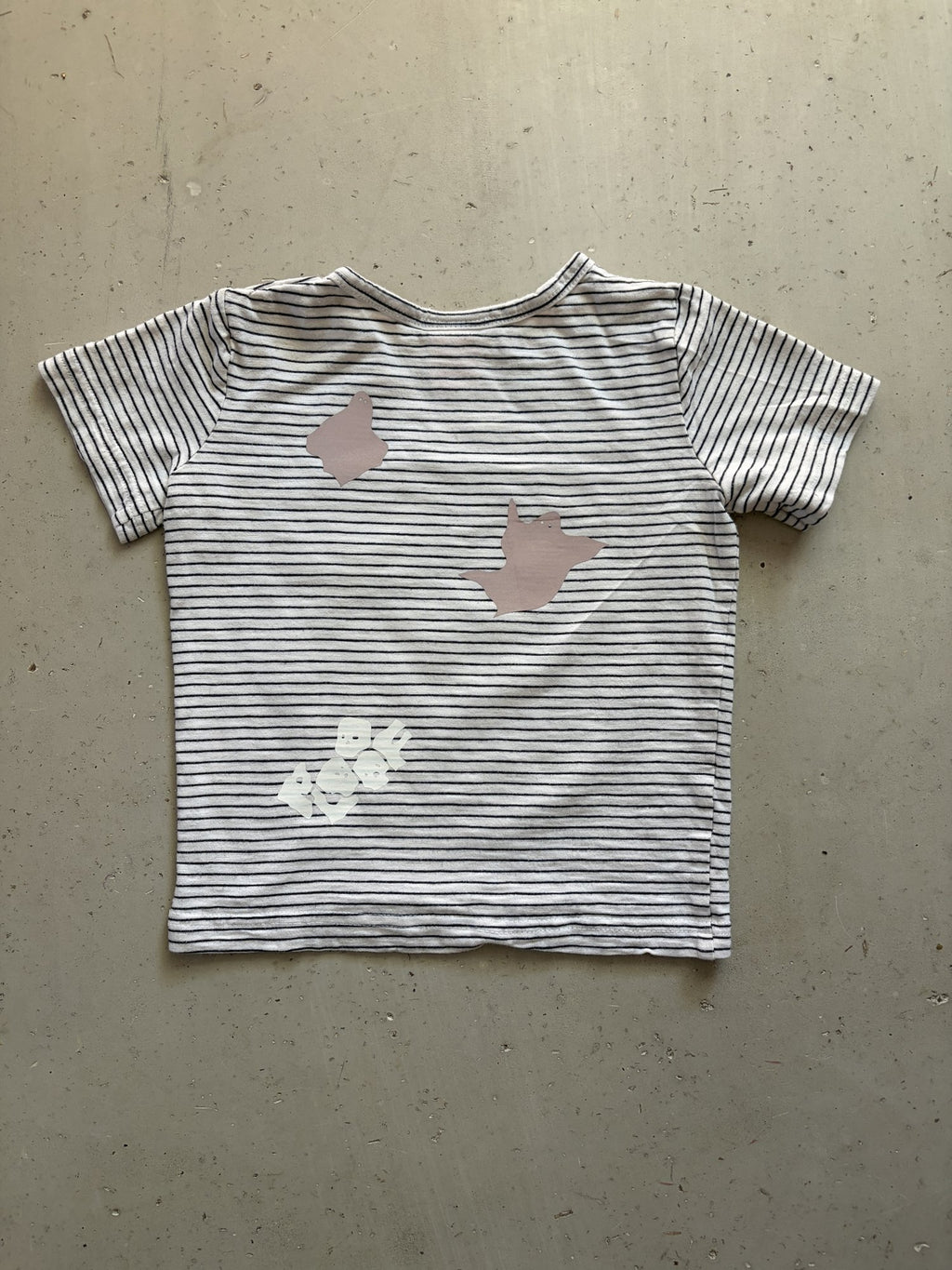 Plooofed Striped Halloween tee || 3Y