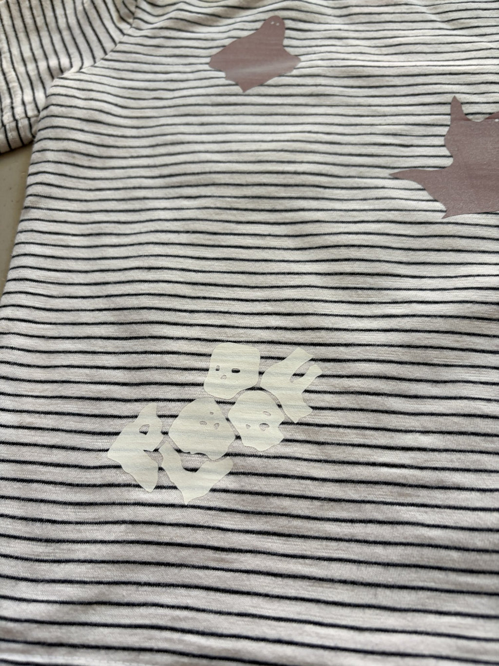 Plooofed Striped Halloween tee || 3Y