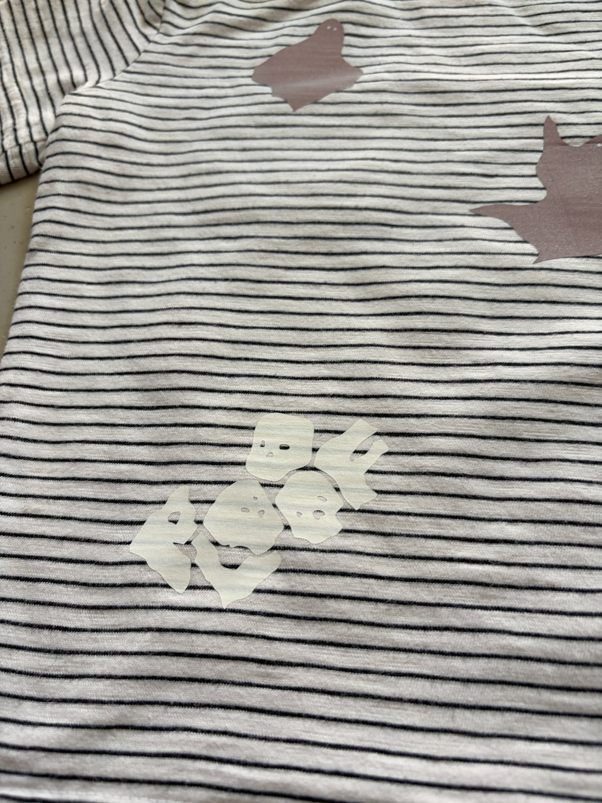 Plooofed Striped Halloween tee || 3Y