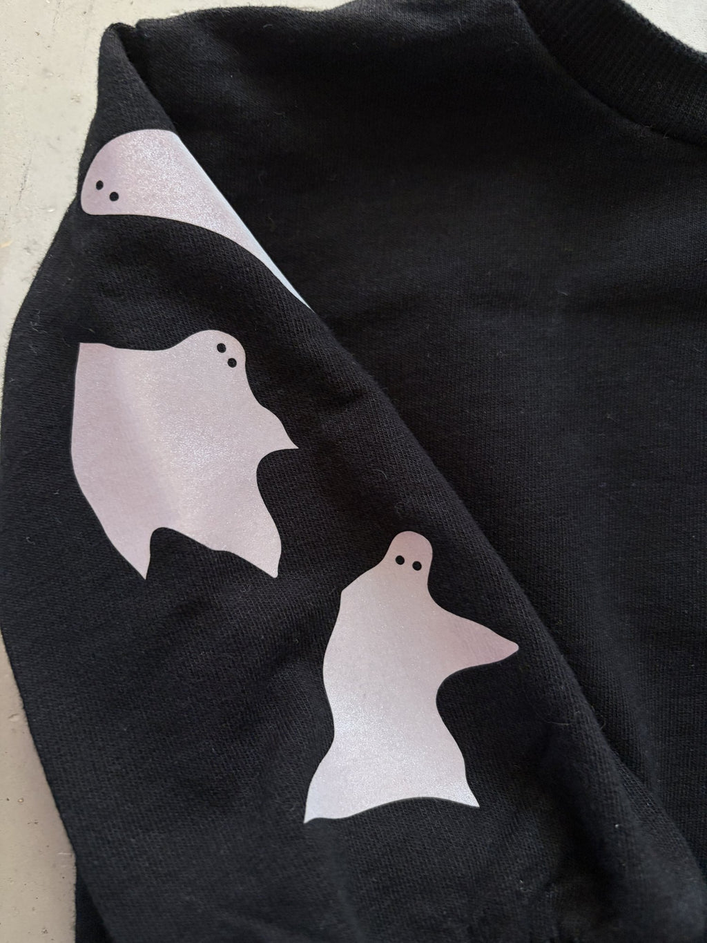 Plooofed Black Halloween sweatshirt || 6-9M