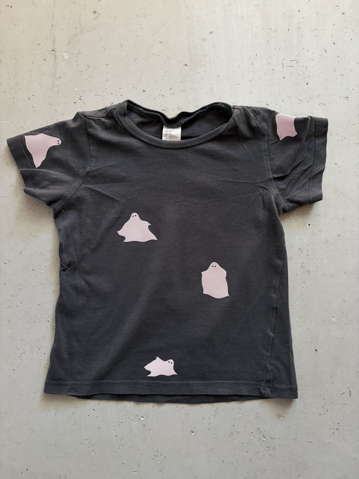 Plooofed Grey Halloween tee || 3T