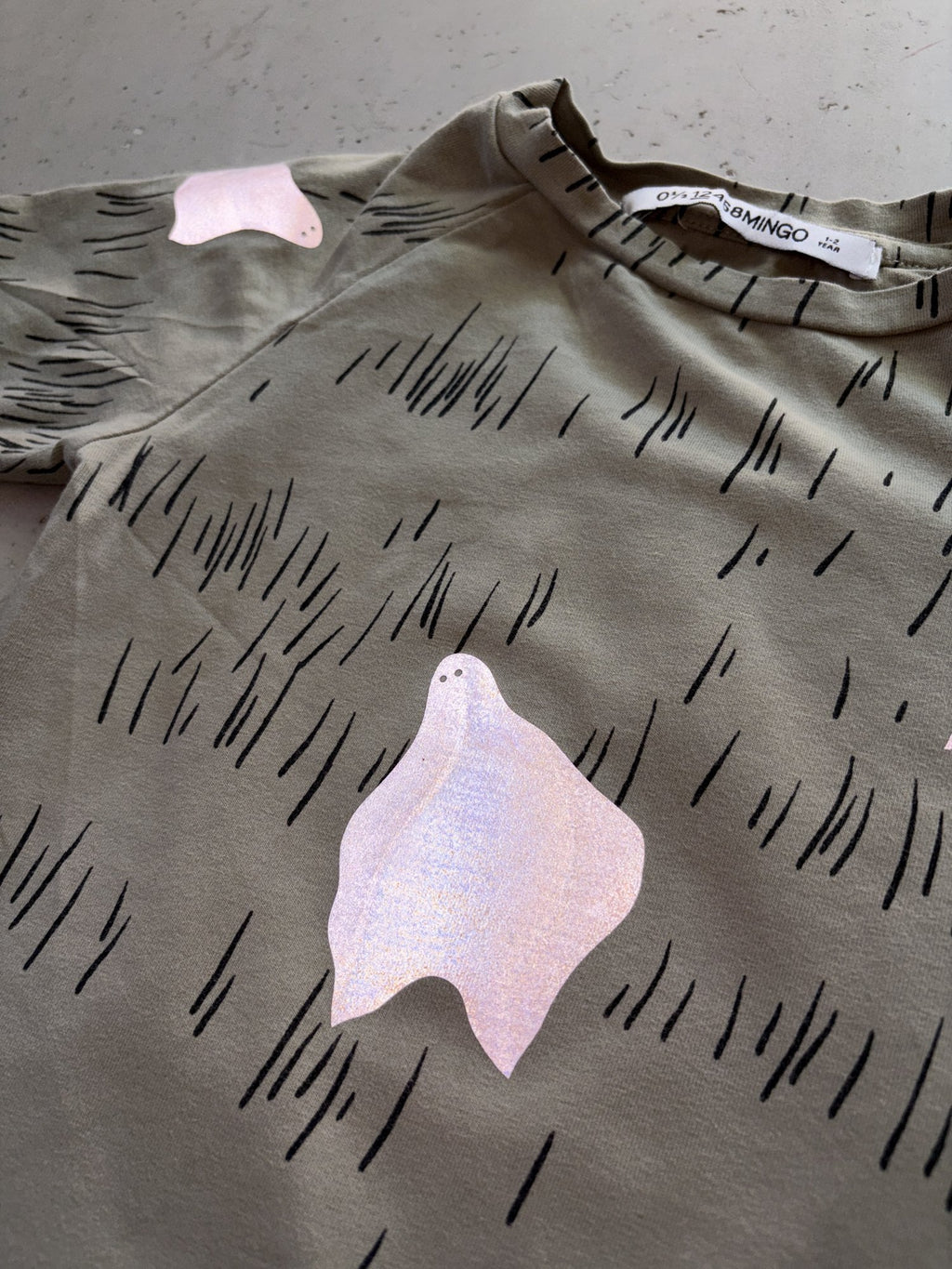 Plooofed Ghosty Halloween organic cotton tee || 2