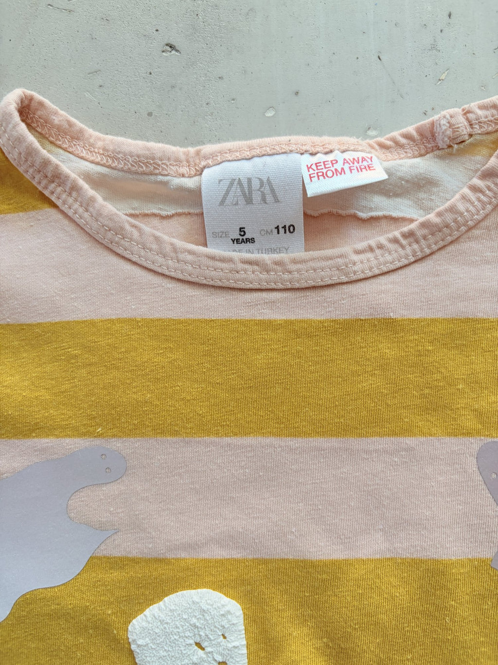 Plooofed Striped Halloween tee || 5Y