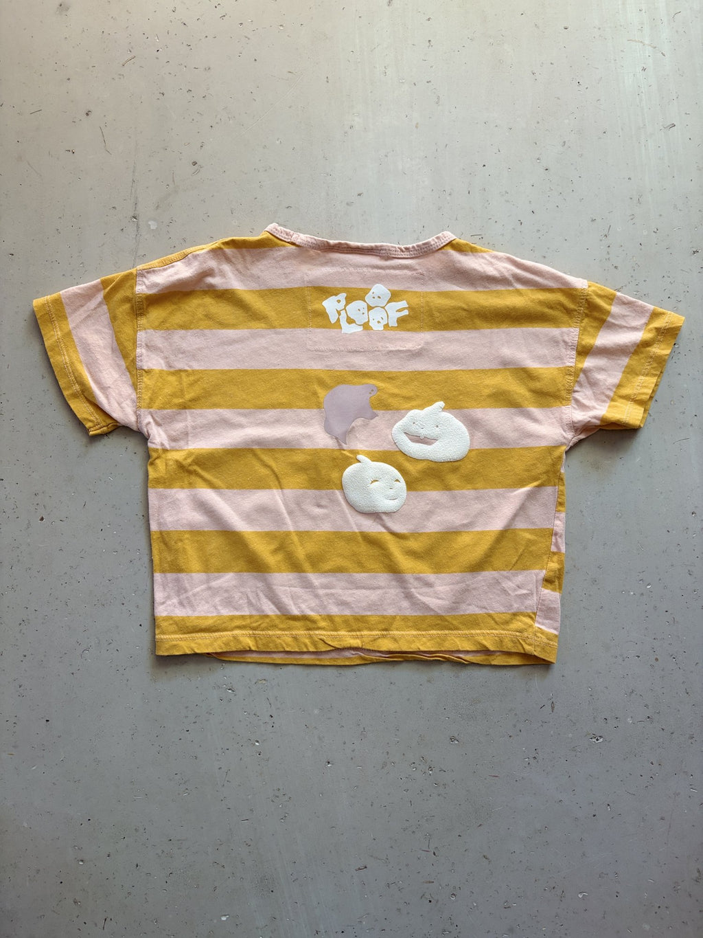 Plooofed Striped Halloween tee || 5Y