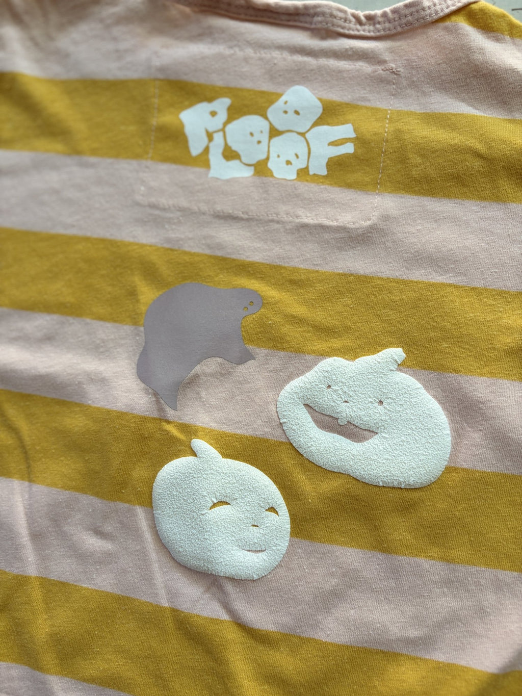 Plooofed Striped Halloween tee || 5Y