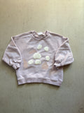 Plooofed Lavender boxy Halloween sweatshirt || 3-4Y