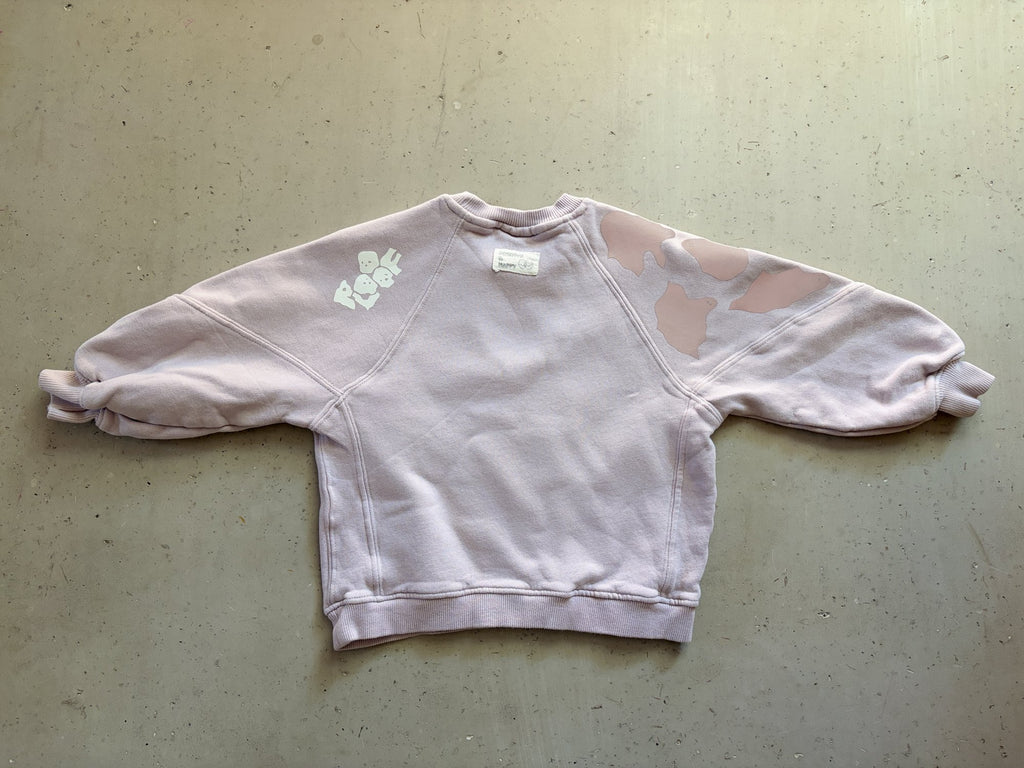 Plooofed Lavender boxy Halloween sweatshirt || 3-4Y