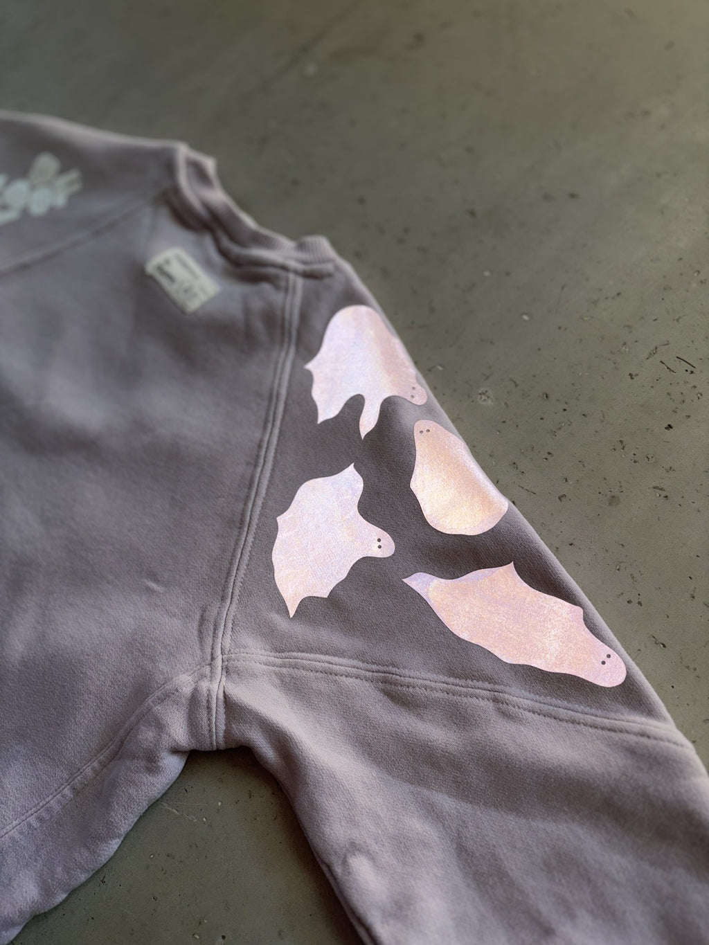 Plooofed Lavender boxy Halloween sweatshirt || 3-4Y
