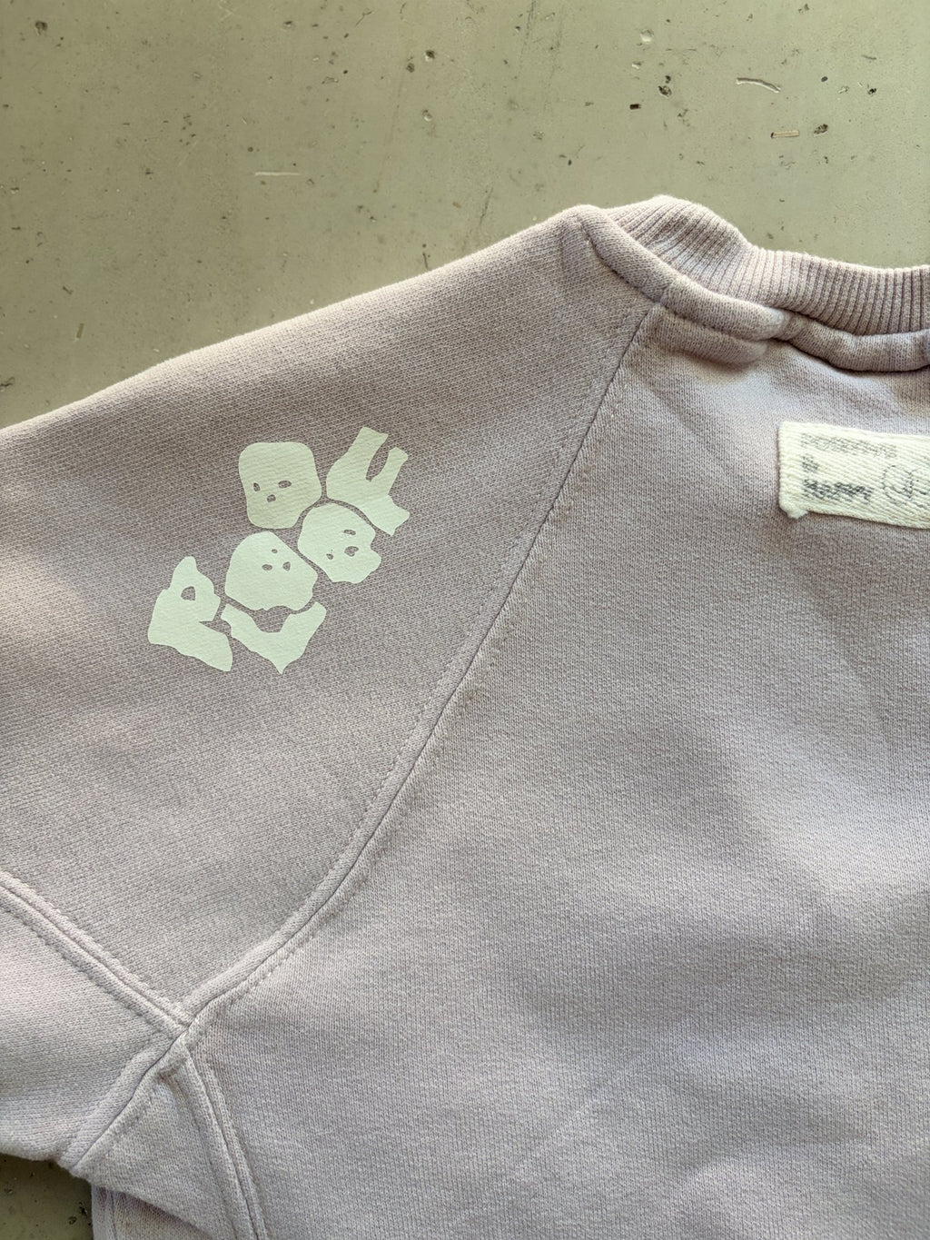 Plooofed Lavender boxy Halloween sweatshirt || 3-4Y