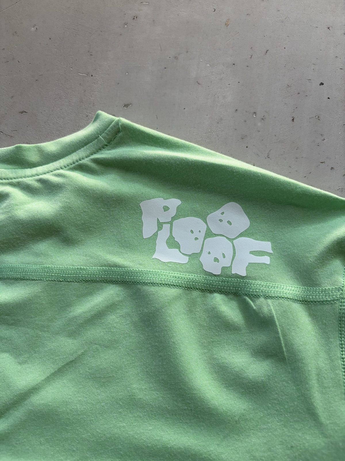 Plooofed Green Halloween sporty tee || 8Y
