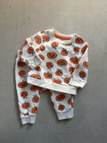 Cat & Jack Pumkpin sweatsuit || 3-6m