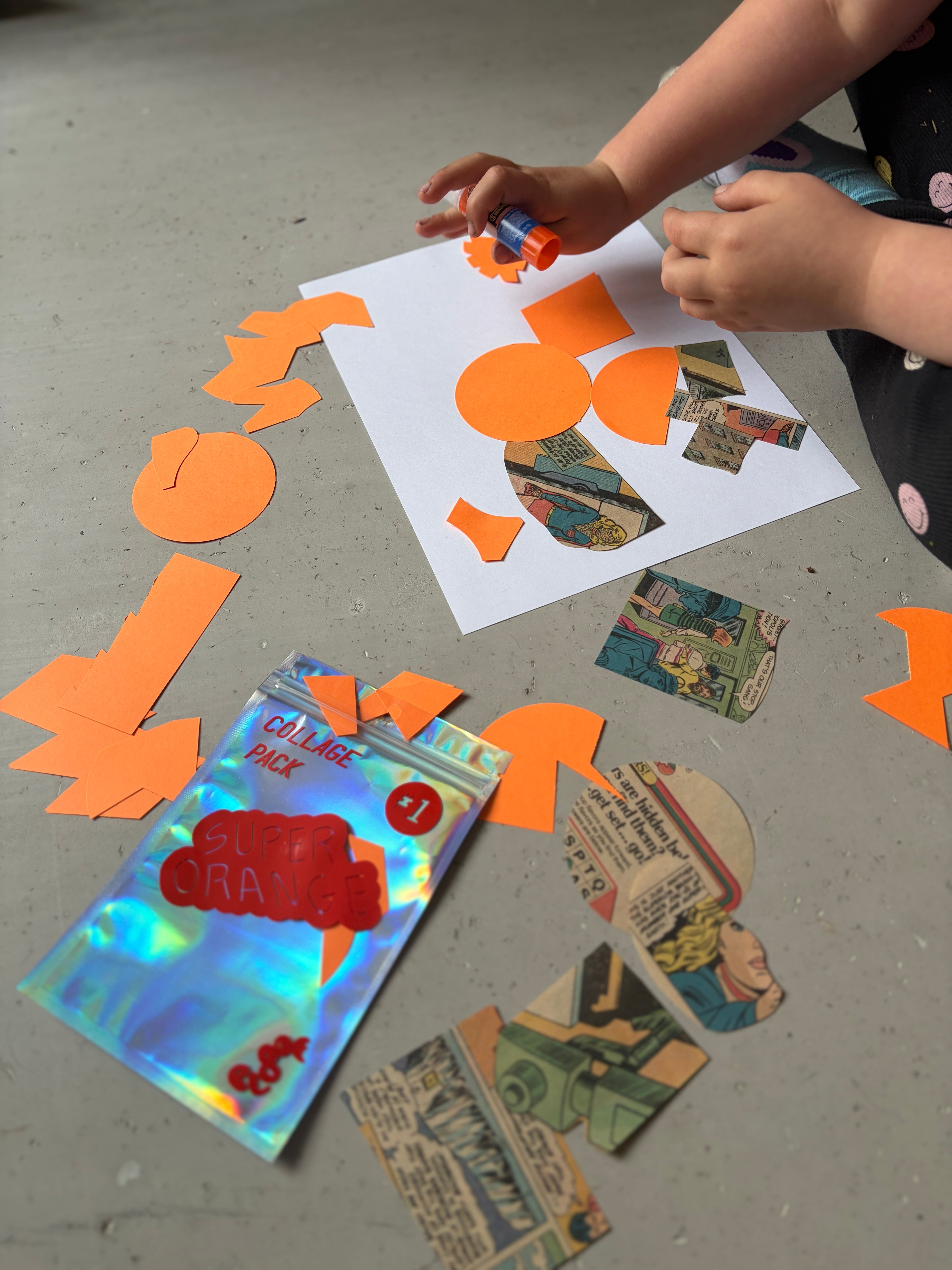 Collage Pack 01 - SUPER ORANGE