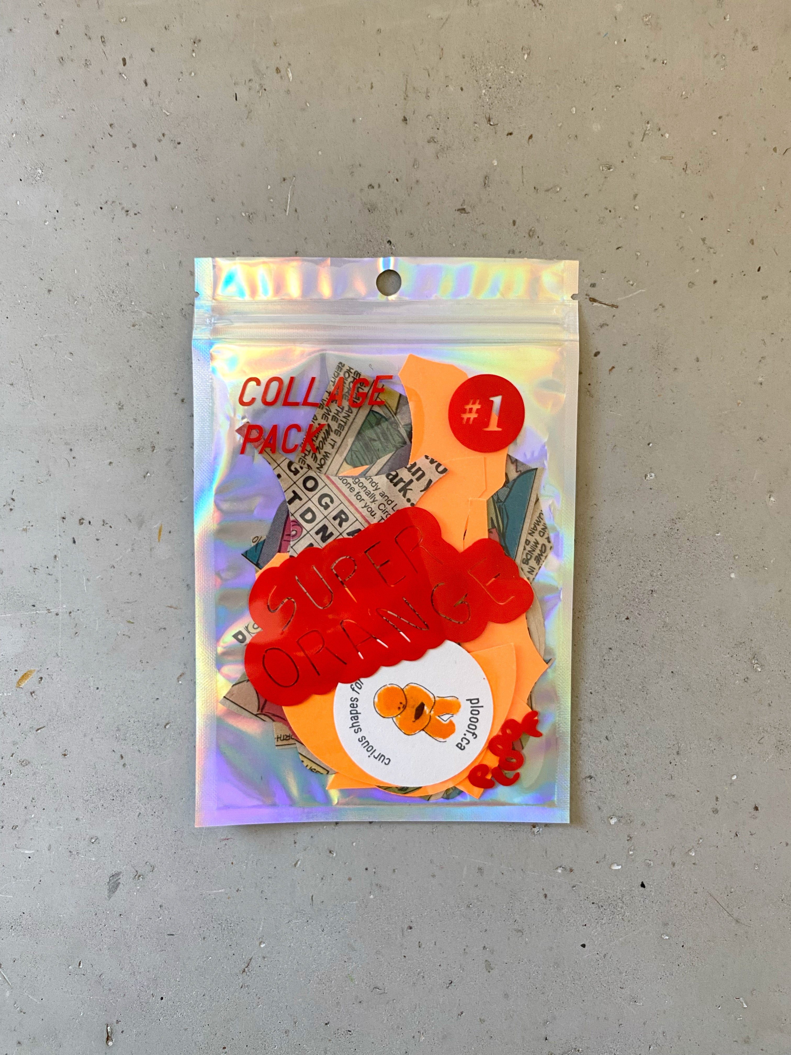 Collage Pack 01 - SUPER ORANGE
