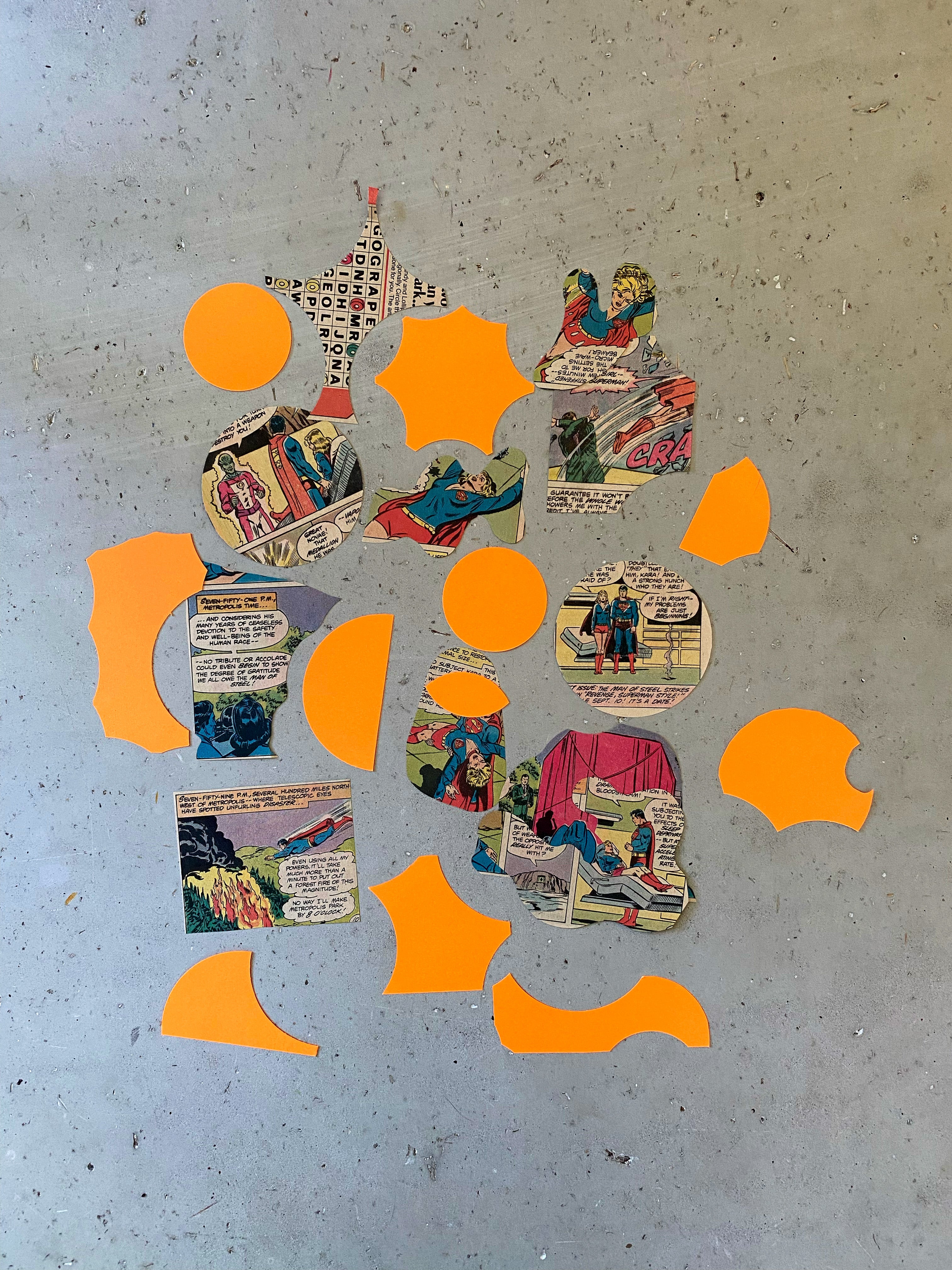 Collage Pack 01 - SUPER ORANGE