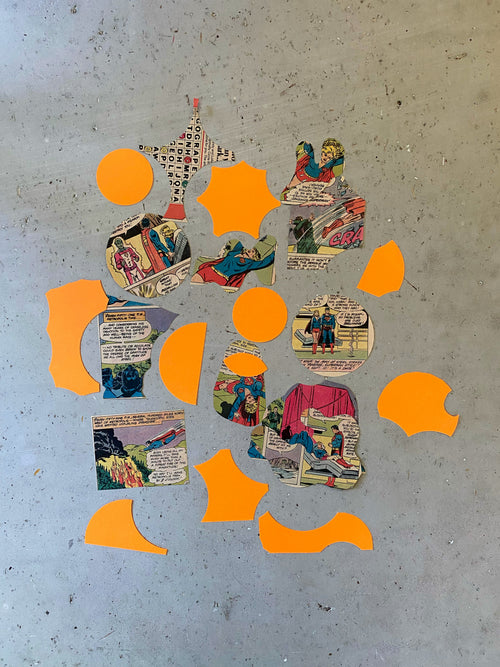 Collage Pack 01 - SUPER ORANGE