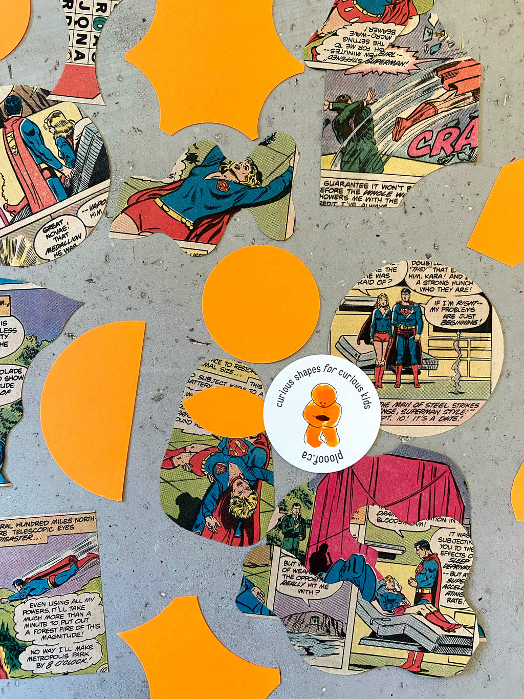 Collage Pack 01 - SUPER ORANGE