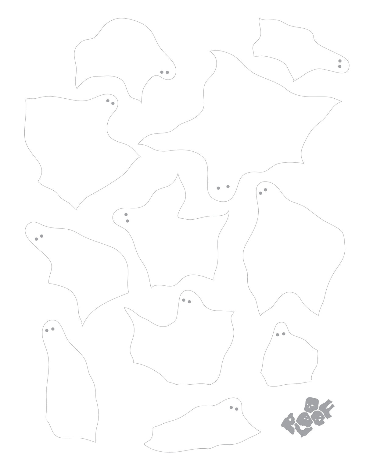 Plooof Halloween Coloring Pages