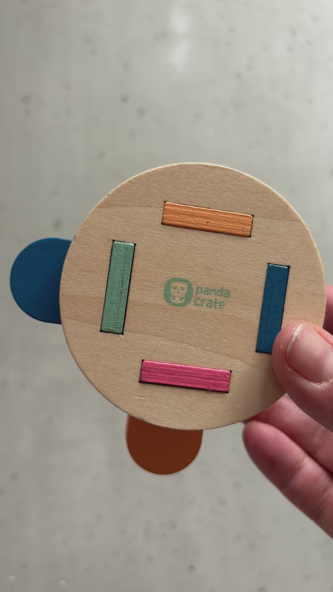 Kiwico wooden rattle